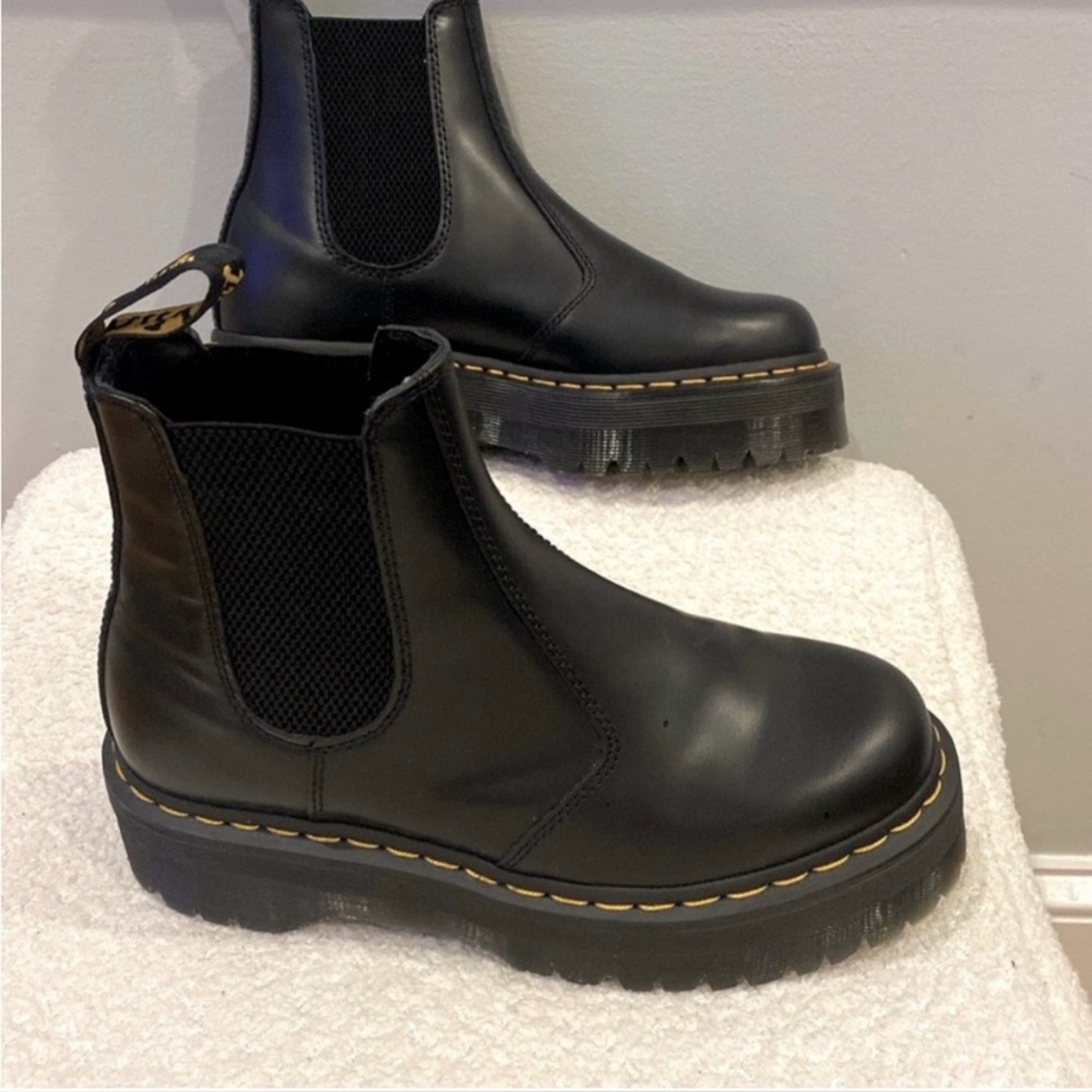 Dr. Martens Original 2976 platform boots. Size 9.